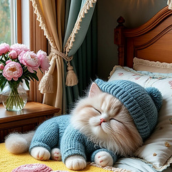 Пазл: Котик спит