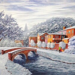 Пазл: Зимняя прогулка