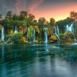 Пазл: Водопад Кравице