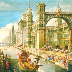 Пазл: Экстравагантное архитектурное каприччио