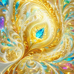 Пазл: Фрактальная абстракция