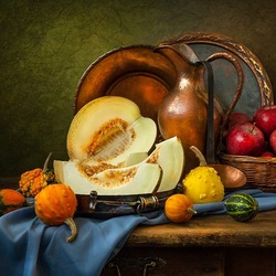 Пазл: С фруктами 