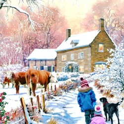 Пазл: Коровы