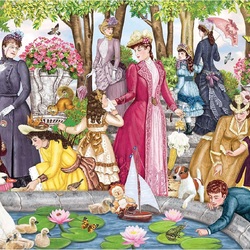 Пазл: Прогулка в парке