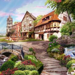 Пазл: Una strada tranquilla