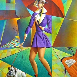 Пазл: Дама с собачкой