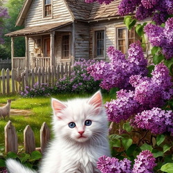 Пазл: Сирень цветет