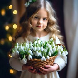 Пазл: Подснежники