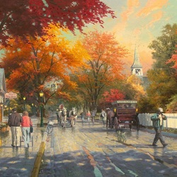 Пазл: Осенняя прогулка