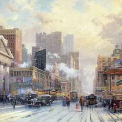 Пазл: Снег на седьмой авеню