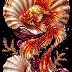 Пазл: Золотая рыбка