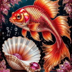 Пазл: Золотая рыбка