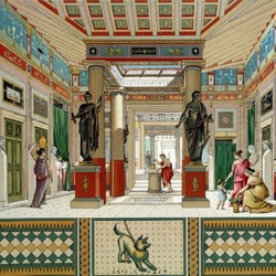 Пазл: Интерьер дворца в Помпеи