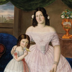 Пазл: Мать и дочь 