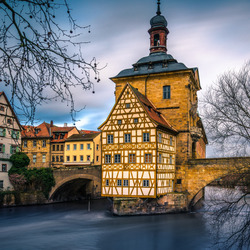 Пазл: Il vecchio municipio di Bamberga