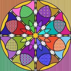 Пазл: Узор пасхальный