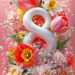 Пазл: 8 Марта