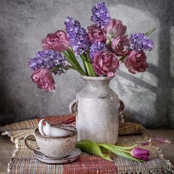 Пазл: Весенний натюрморт 