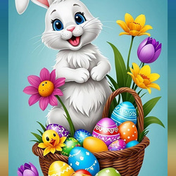 Пазл: Пасхальный кролик