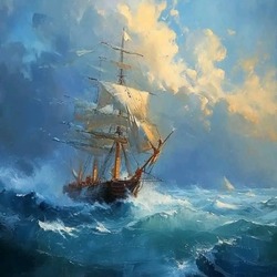 Пазл: А он, мятежный, просит бури