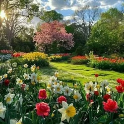 Пазл: Весенний парк