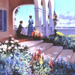 Пазл: На веранде