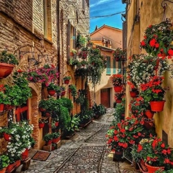 Пазл: Strade italiane: Spello 