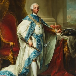 Пазл: Портрет короля Испании Карла III 