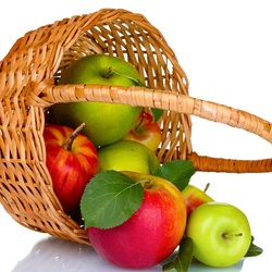 Пазл: Корзинка яблок