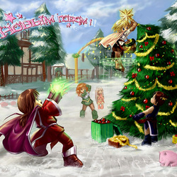 Пазл: Наряжаем елочку