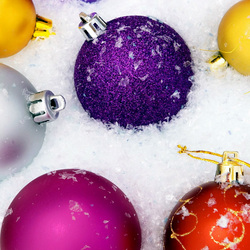 Пазл: Новогодние игрушки