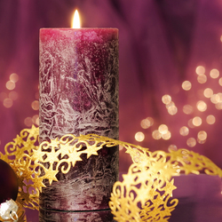 Пазл: Свеча горела