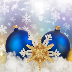 Пазл: Летают снежинки