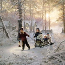 Пазл: По лесу