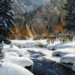 Пазл: Стая волков