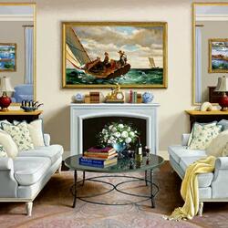 Пазл: Картины в картинах / Бриз - попутный Ветер