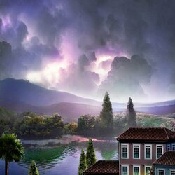 Пазл: Приближение грозы