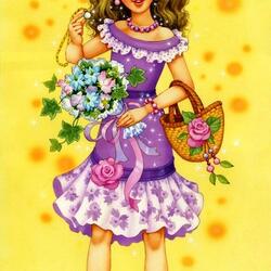 Пазл: Юная модница