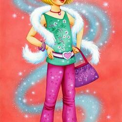 Пазл: Юная модница