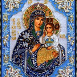 Пазл: «Неувядаемый цвет» икона Божией Матери