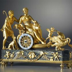 Пазл: Каминные часы