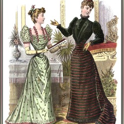 Пазл: Викторианская мода