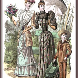 Пазл: Викторианская мода