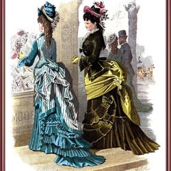 Пазл: Викторианская мода