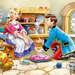 Пазл: Примерка туфельки