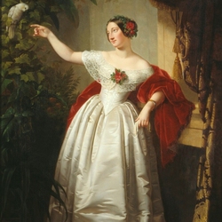 Пазл: Принцесса Александрина Баденская, герцогиня Саксен-Кобург-Готская