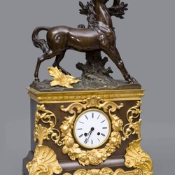 Пазл: Каминные часы