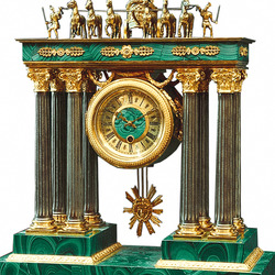 Пазл: Каминные часы