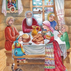 Пазл: Семейный обед