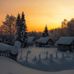 Пазл: Case invernali